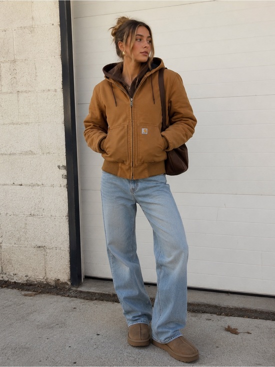 Carhartt Jackets & Blazers - Carhartt Brown Women’s Washed Duck Active Jacket